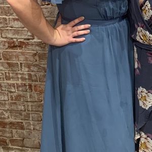Dusty Blue Bridesmaid Dress